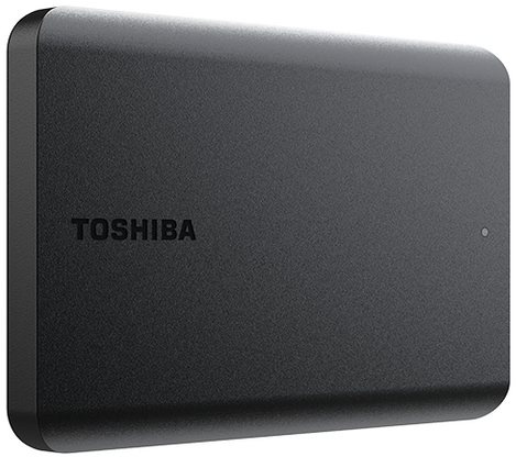 Toshiba Canvio Basics 2022 externe HDD-Festplatte (2 TB) 2,5" schwarz 