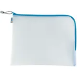 Herma Reißverschlussbeutel A4 überbreit transparent/blau, 1 St.
