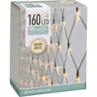 Spetebo Lichterkettennetz LED 200 x 100 cm warmweiß