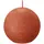 Bolsius Rustik Kugelkerze 7,6 cm orange