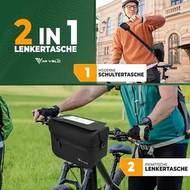MIVELO Lenkertasche schwarz