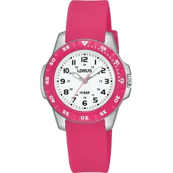Lorus Kinderuhr Edelstahl, Kunststoff pink Herren 