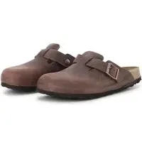 Birkenstock Slipper & Pantoletten - sandales mules boston - Gr. 44 (EU) - in Braun - für Damen