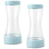 TAIZER 2PCS Puderzuckersieb,Puderzuckerstreuer Puderzuckerstreuer mühle Staubzuckerstreue Puderzuckermühle Puderzucker Mühle Mehlsieb Puderzuckerstreuer Mühle Mehlstreuer Küchensieb Streuer Kakao