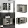 Vicco Waschbeckenunterschrank Joli 80 x 59 x 37 cm Grau