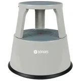 Dönges Rollhocker, Metall, grau