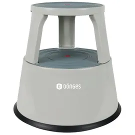 Dönges Rollhocker, Metall, grau