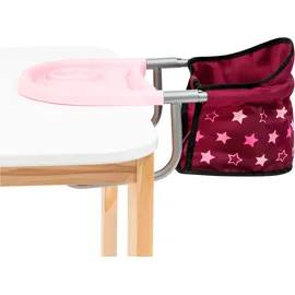 Bayer Puppenzubehör Tischsitz Einhorn Bordeaux Unicorn 65823AA