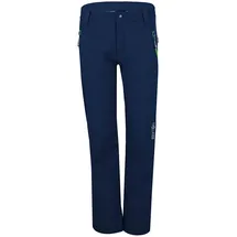 TROLLKIDS Fjell Softshell Hosen - Navy / Green - 140 cm