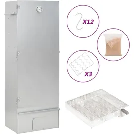 vidaXL Räucherofen grau