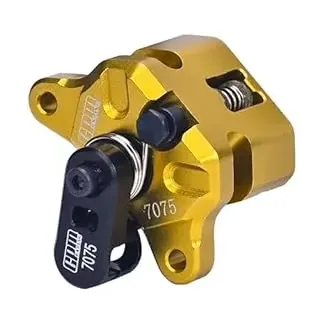 GPM Racing Aluminium 7075 Front Brake Disc Caliper for LOSI 1:4 Promoto-MX Motorcycle Dirt Bike RTR FXR LOS06000 LOS06002 Upgrade Parts - Gold