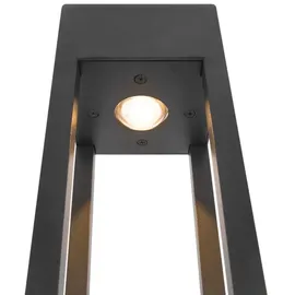 Maytoni Elbe Außenpoller Metall 200 cm 25 W inkl. LED-Lampe grau