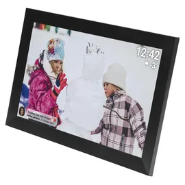 Denver PFF-1504 15,6′′ Frameo WLAN Bilderrahmen mit IPS & Touch - Schwarz