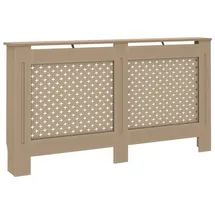 vidaXL Heizkörperverkleidung 152x19x81,5 cm MDF