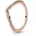 Funkelnder Wishbone Ring