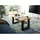 xonox.home Seattle Grau Eiche 90 x 42 x 50 cm
