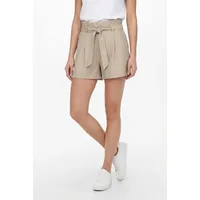 Only Onllalia Hw Belt Shorts PNT Silber M