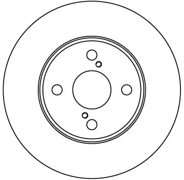 MOTAQUIP Bremsscheibe lvbd1064z 255mm 25mm für TOYOTA LIFAN