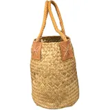 Toyvian Handgemachter Seegraskorb Kleiner Blumentopf Geflochtene Aufbewahrungsbox Vielseitig Verwendbarer Gewebter Korb