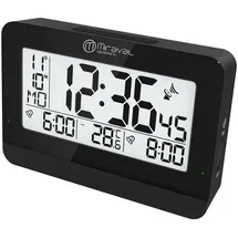 Miraval digitaler Funkwecker schwarz