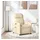vidaXL Massagesessel 88 x 95 x 0 cm Creme mit Fernbedienung