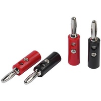 Vivanco Bananenstecker (schraubbar) -> Kabel max. 2 mm2 (46086)