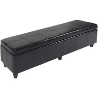 MCW Bank Sitzbank mit Aufbewahrung Arezzo XXL, Kunstleder, 180x45x45cm