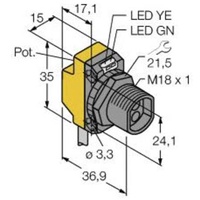Turck Lichtleitersensor QS18VP6F 3002796 1St.