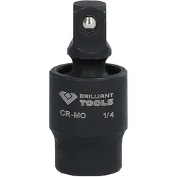 Brilliant Tools 1/4' Kraft-Kugelgelenk Gelenkstück, Steckschlüssel  BT024601