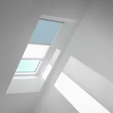 VELUX Verdunkelungsrollo Duo DFD PK10 4576SWL Himmelblau/Weiß, weiß