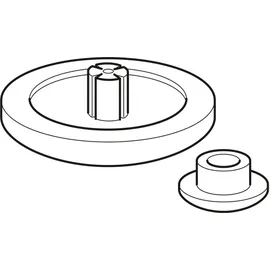 Geberit Sitz-/Deckelpuffer 598094000 zu WC-Sitzen, 1 Satz, weiß