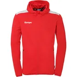 Kempa Emotion 27 Kapuzenjacke rot/weiß 140