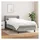 vidaXL Boxspringbett 100 x 200 cm Hellgrau