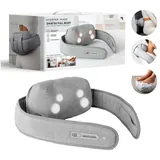 Sharper Image - Kabelloses Shiatsu Ganzkörper Massagegurt mit Timer-Funktion grau No Size