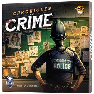 Lucky Duck Games , Chronicles of Crime , Board Game , Ages 14+ , 1-4 Players , 60-90 Minute Playing Time