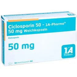 Ciclosporin 50-1a Pharma Weichkapseln 50 St