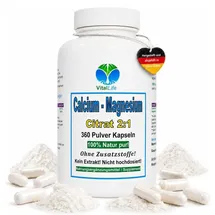 VitalLife Calcium Magnesium Citrat Komplex Kapseln 360 St.