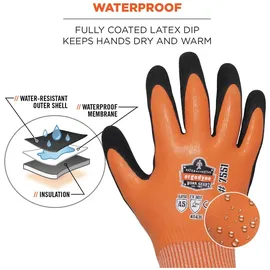 Ergodyne Thermo-Schnittschutzhandschuh ProFlex 7551, EN 388, Größe XL (10)