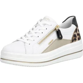remonte Sneaker Damen Weiß/Gold 42