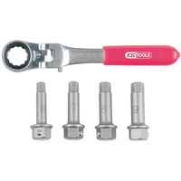 KS Tools 1/2" Bremssattel Spezial-Steckschlüssel- Satz, 5-teilig
