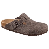 Birkenstock Boston Wollfilz Clogs, Braun 46 EU