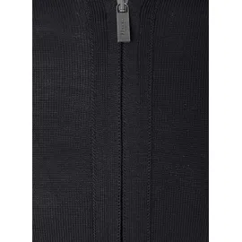 Maerz Muenchen Herren Cardigan schwarz unifarben, schwarz, NOS