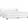 vidaXL Boxspringbett 200 x 200 cm Weiß