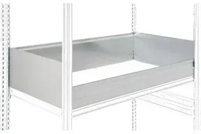 Bito Schüttgutlagerung B 1296 mm x H 200 mm x T 624 mm Fronthöhe 100 mm, verzink