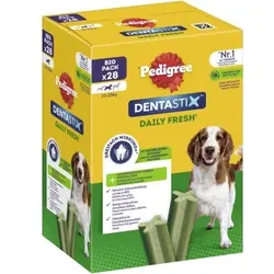 Pedigree Zahnpflege Dentastix Fresh Multipack 28 Stück für mittelgroße Hunde