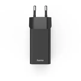 Hama Schnellladegerät 1x USB-C PD 3x USB-A Mini-Ladegerät 35W Schwarz