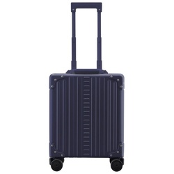 ALEON Handgepäck-Trolley Business, 4 Rollen, Aluminium blau