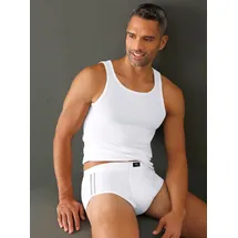 wäschepur Slip gestreift weiß 7 3er Pack