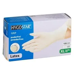 HYGOSTAR Latex Hygienehandschuhe GRIP XL