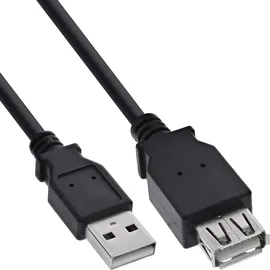 InLine USB-A 2 m Schwarz
